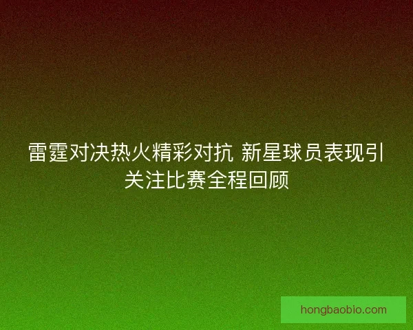 雷霆对决热火精彩对抗 新星球员表现引关注比赛全程回顾